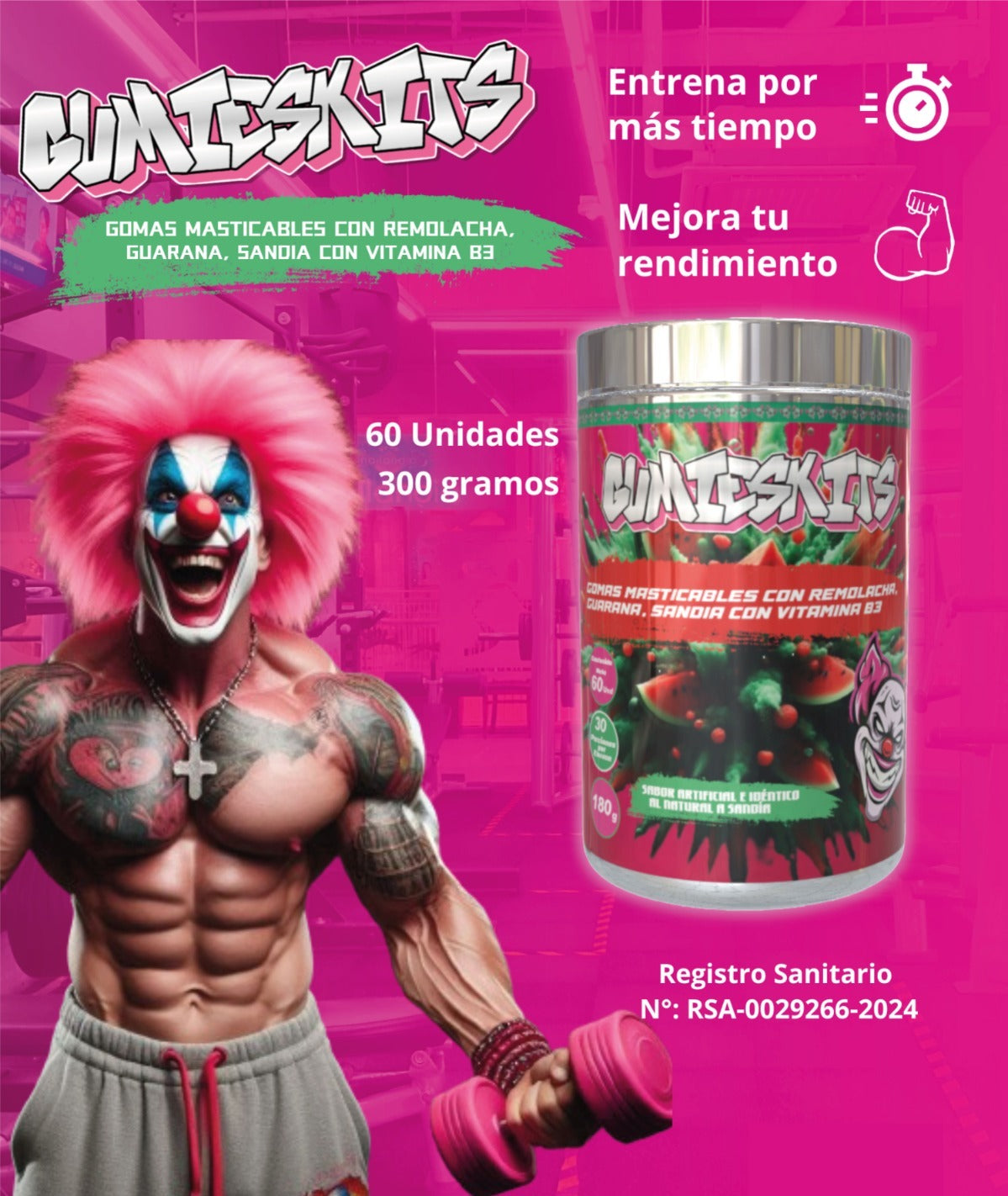 Gomitas Preworkout