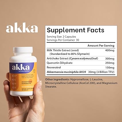 AKKA Suplemento De Apoyo Hepático De Desintoxicación