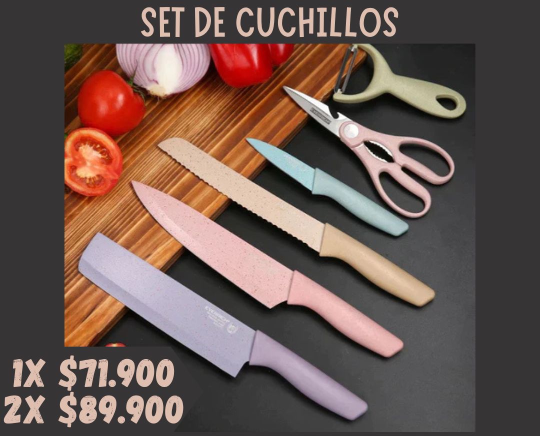 Set de cuchillos X6