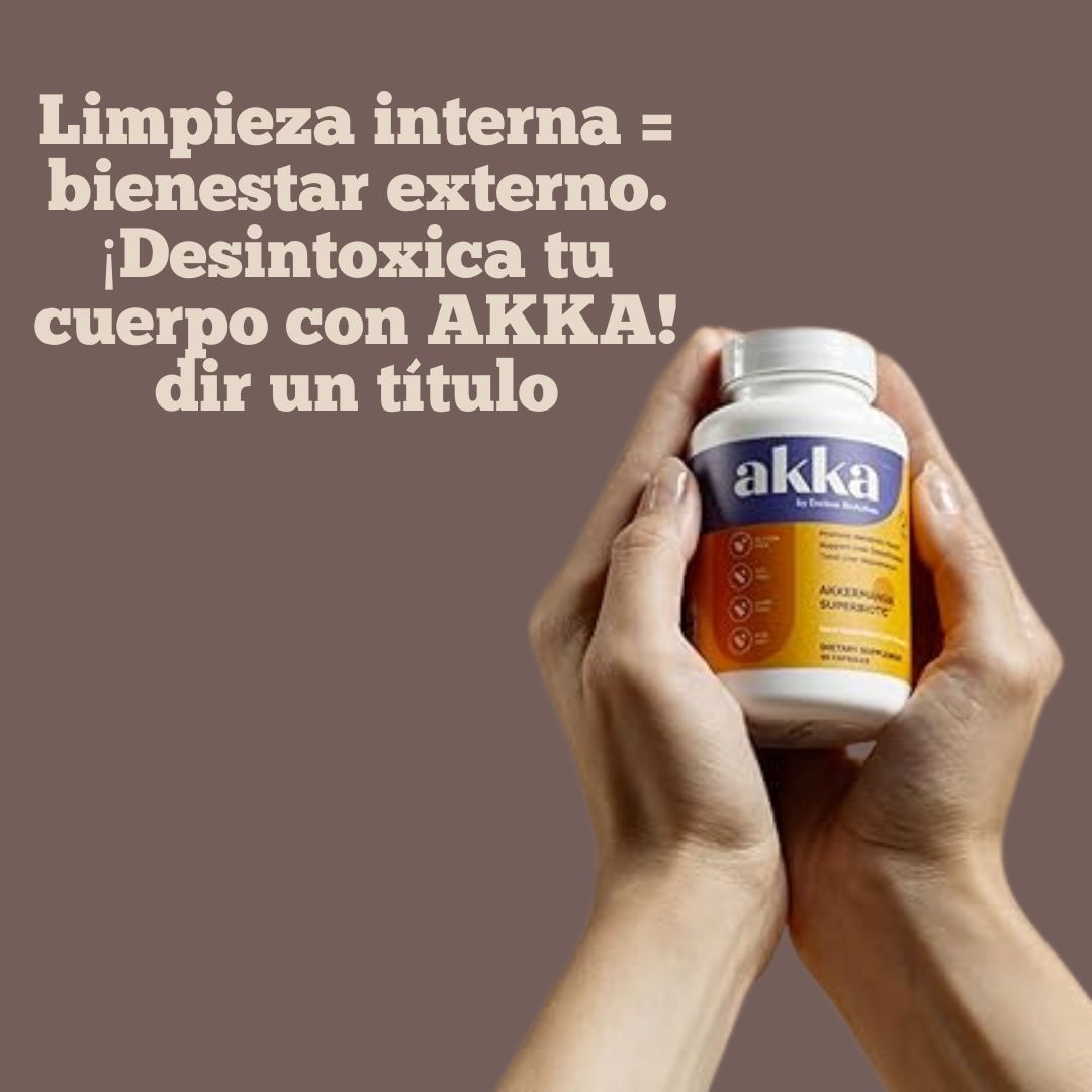 AKKA Suplemento De Apoyo Hepático De Desintoxicación