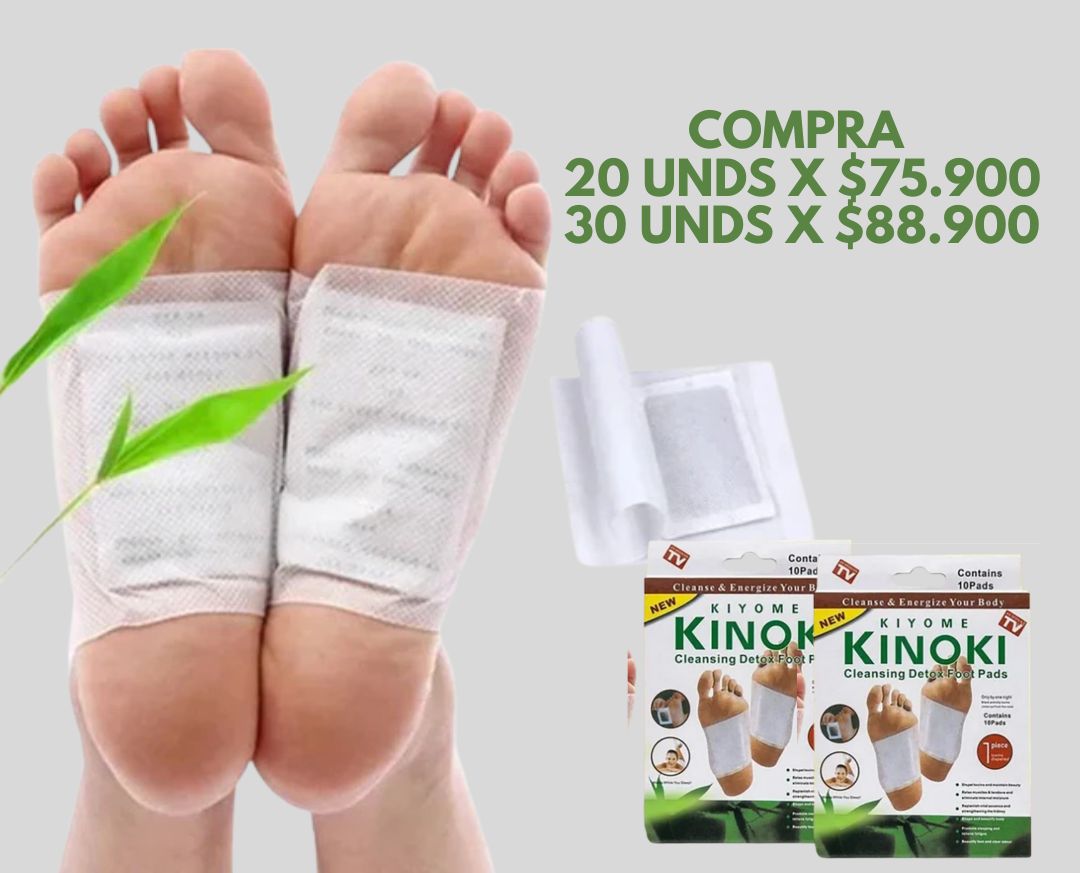 PARCHES KINOKI PARA DESINTOXICAR