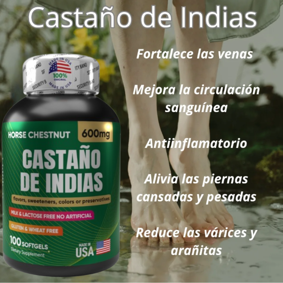 CASTAÑO DE INDIAS X 100 SOFGELS