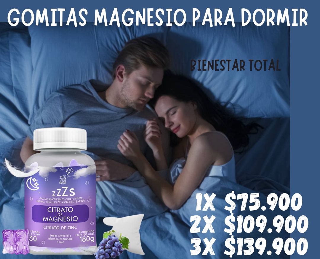 Gomitas para Dormir + Magnesio x 60 unid