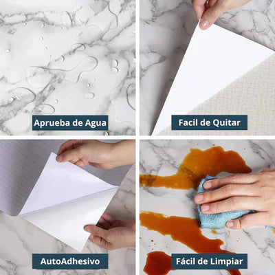 CoverMármol™(papel Mármol adhesivo)