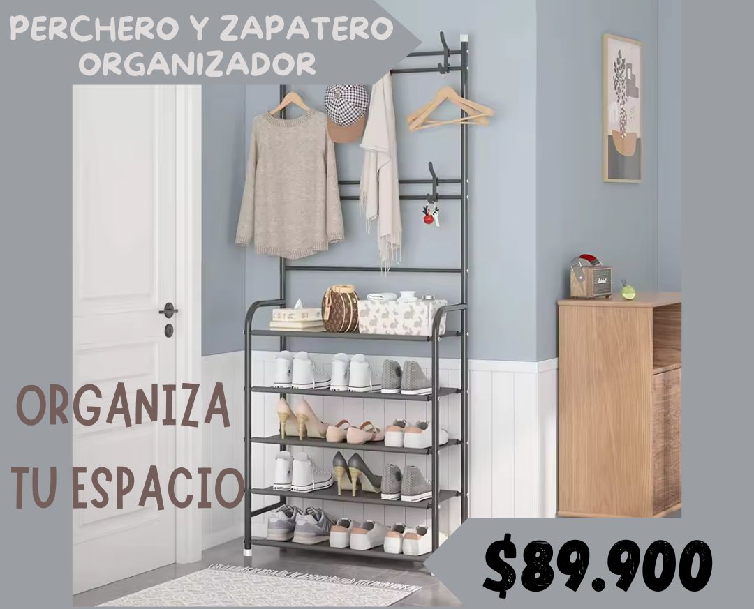 TOTALORGANIZA - PERCHERO MULTIFUNCIONAL