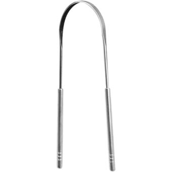 Raspador Limpiador de lengua Metalico
