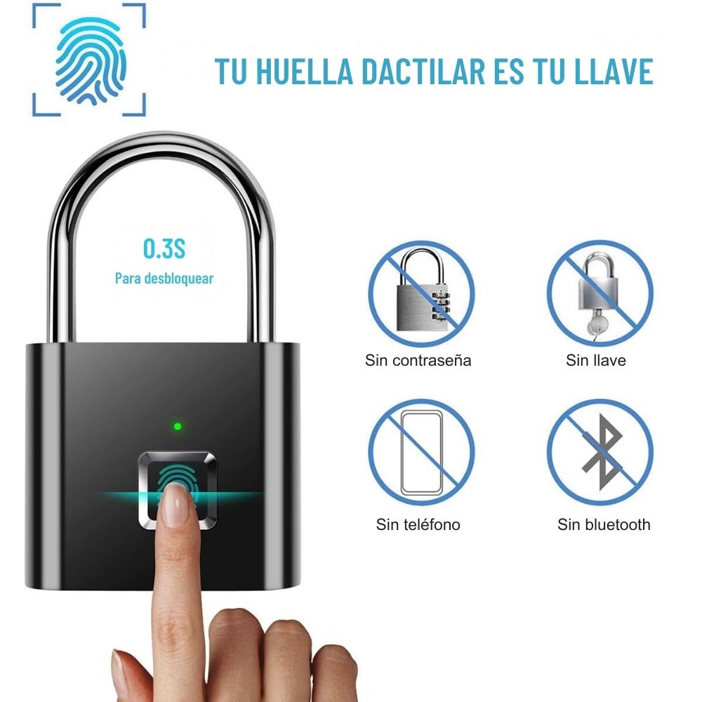 Candado Inteligente Con Huella