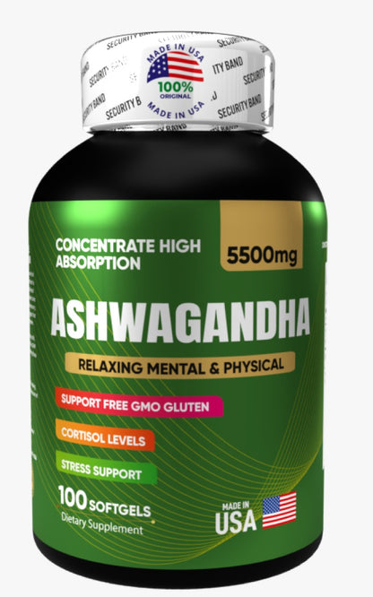 ASHWAGANDHA X 100 SOFTGELS