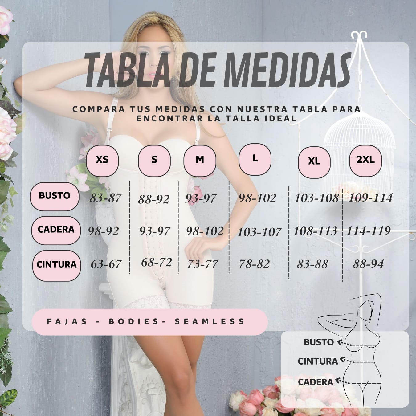 Body seamless Cachetero