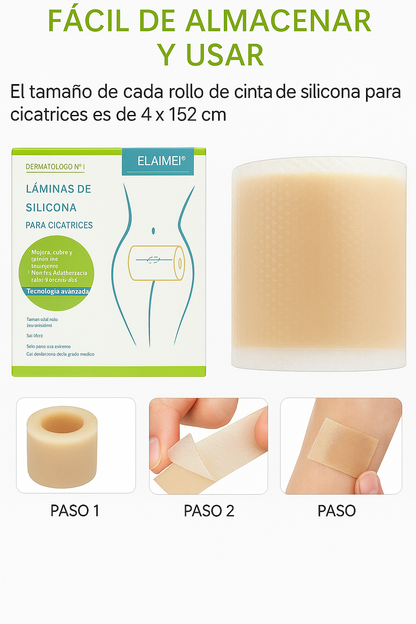Cinta De Silicona Para Cicatrices