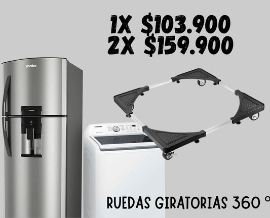 Base Ajustable para Lavadora o Nevera