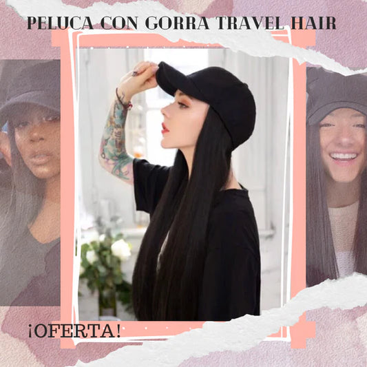 Trendsetter: Peluca con gorra beisbolera( Gratis accesorio para el cabello)