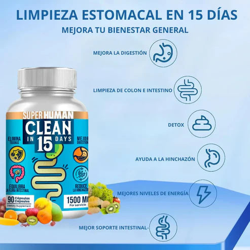 15 DAYS CLEANSE - (Limpieza de Colón)