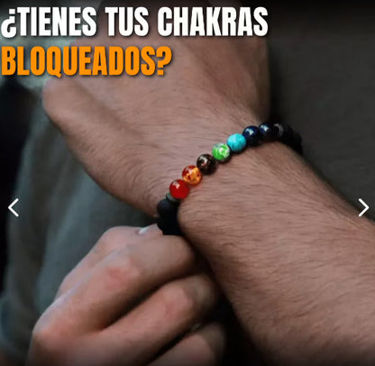 Pulsera 7 Chakras + Aceite buenas energi