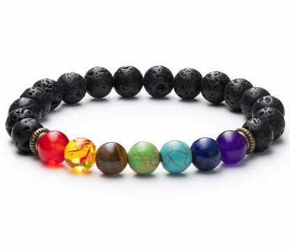 Pulsera 7 Chakras + Aceite buenas energi