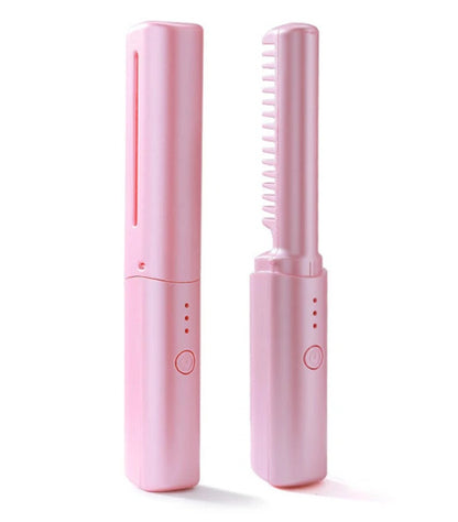 Cepillo Alisador De Cabello Mini Usb