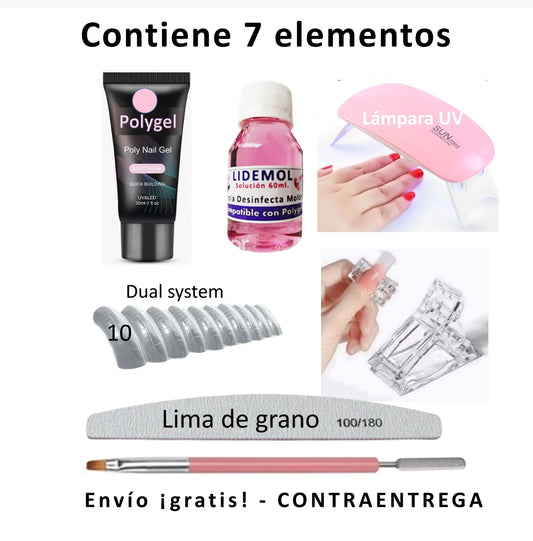 PolyGlam Kit™- Polygel (gratis video paso a paso)