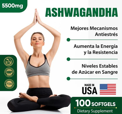 ASHWAGANDHA X 100 SOFTGELS