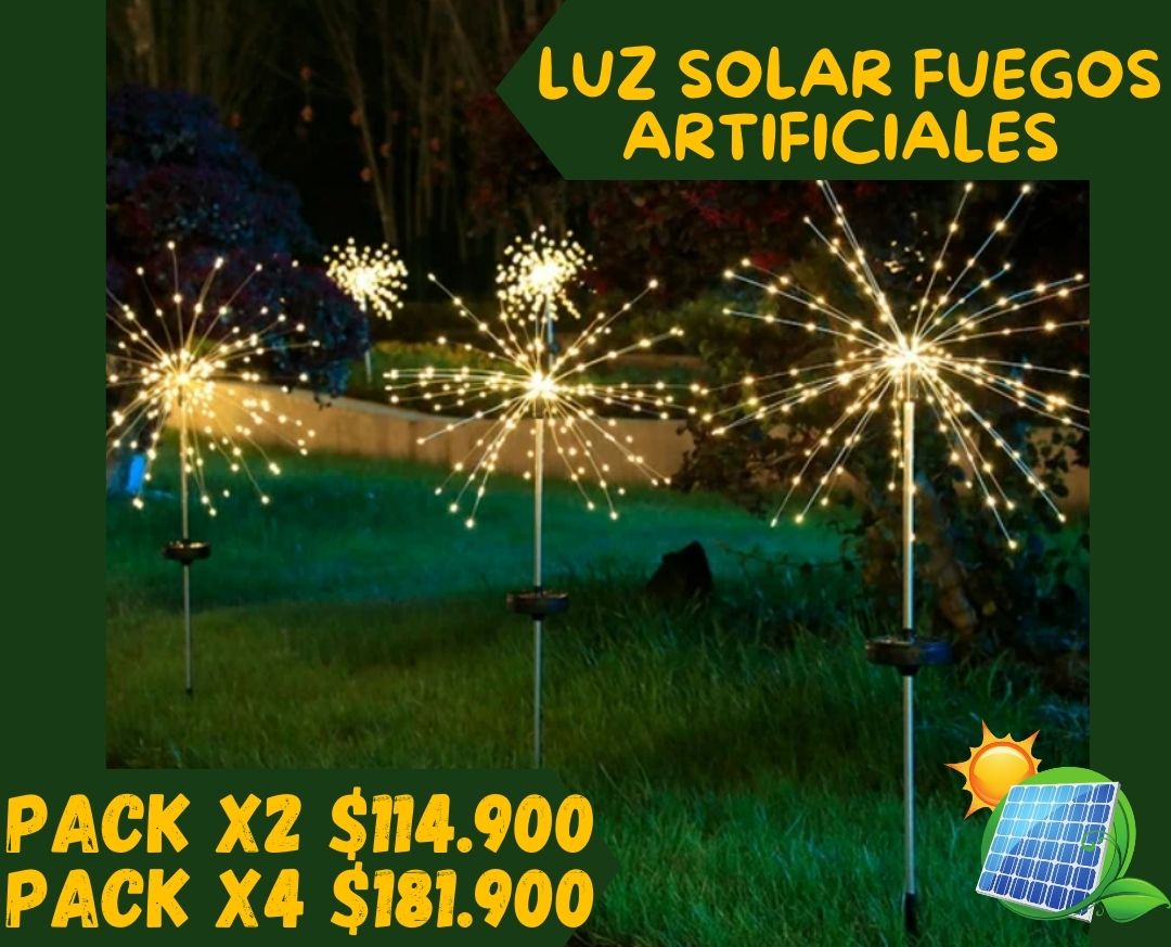 GlowFire Solar Lights (Luz Solar F. Artificiales x2)