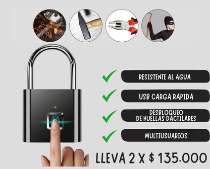 Candado Inteligente Con Huella