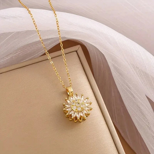 Collar Girasol Giratorio