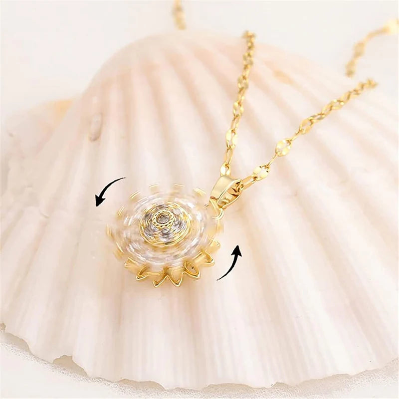 Collar Girasol Giratorio